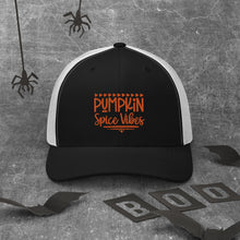 Load image into Gallery viewer, &#39;Pumpkin Spice Vibes&#39; Trucker Cap
