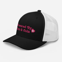 Load image into Gallery viewer, &#39;Powered By Cats &amp; Cola Paw Print&#39; Trucker Cap
