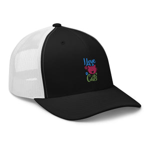 'I Love Cats' Trucker Cap