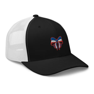 'Red, White, & Blue Bow' Trucker Cap