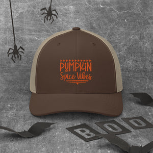 'Pumpkin Spice Vibes' Trucker Cap