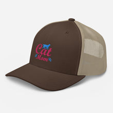 Load image into Gallery viewer, &#39;Cat Mom&#39; Trucker Cap
