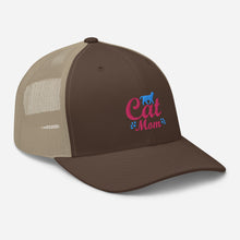 Load image into Gallery viewer, &#39;Cat Mom&#39; Trucker Cap
