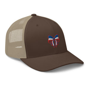 'Red, White, & Blue Bow' Trucker Cap