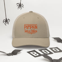 Load image into Gallery viewer, &#39;Pumpkin Spice Vibes&#39; Trucker Cap
