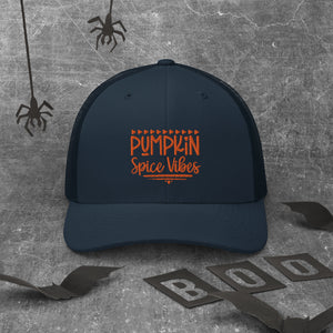 'Pumpkin Spice Vibes' Trucker Cap