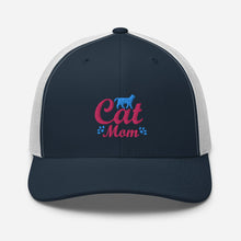 Load image into Gallery viewer, &#39;Cat Mom&#39; Trucker Cap
