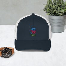 Load image into Gallery viewer, &#39;I Love Cats&#39; Trucker Cap
