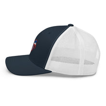 Load image into Gallery viewer, &#39;Red, White, &amp; Blue Bow&#39; Trucker Cap
