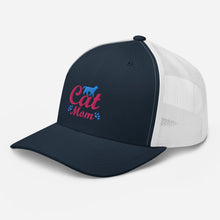 Load image into Gallery viewer, &#39;Cat Mom&#39; Trucker Cap
