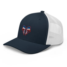 Load image into Gallery viewer, &#39;Red, White, &amp; Blue Bow&#39; Trucker Cap
