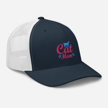 Load image into Gallery viewer, &#39;Cat Mom&#39; Trucker Cap
