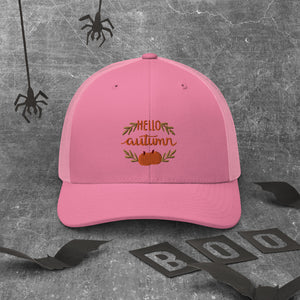 'Hello Autumn Pumpkin' Trucker Cap