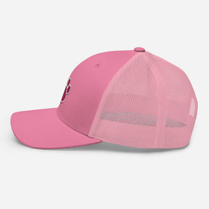 ‘Large Pink Pet Paw Print’ Trucker Cap