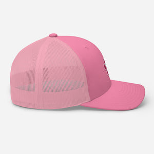 ‘Large Pink Pet Paw Print’ Trucker Cap