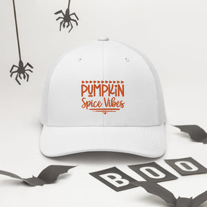 'Pumpkin Spice Vibes' Trucker Cap