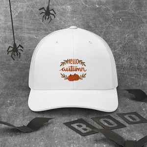 'Hello Autumn Pumpkin' Trucker Cap