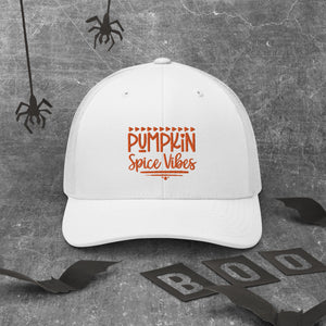 'Pumpkin Spice Vibes' Trucker Cap