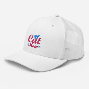 'Cat Mom' Trucker Cap