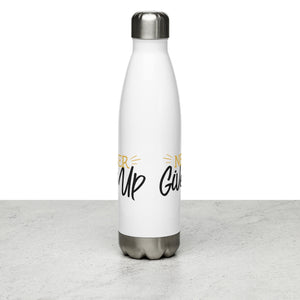 'Never Give Up' Stainless Steel Water Bottle