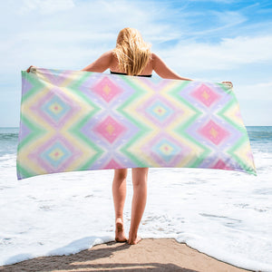 'Pastel Rainbow Vibrance' Towel