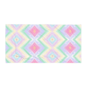 'Pastel Rainbow Vibrance' Towel