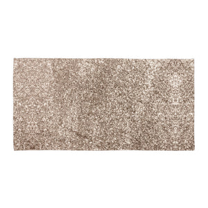 'Gold Glitter Sparkle Print' Towel