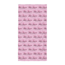 Load image into Gallery viewer, &#39;Pretty In Pink - Lulu&#39;s Luxuries Logo Print&#39; Towel
