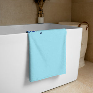 'Lake Bum' Blue Towel