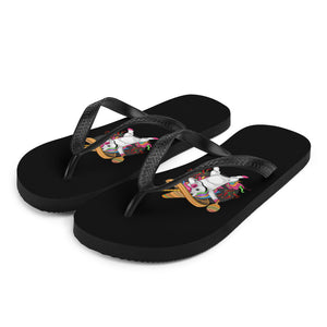 'Unicorn Fiesta' Flip-Flops