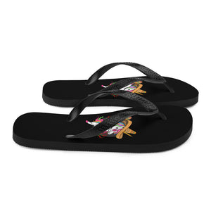 'Unicorn Fiesta' Flip-Flops