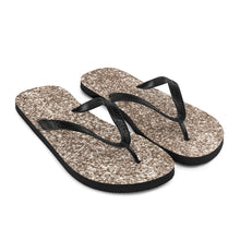 Load image into Gallery viewer, &#39;Gold Glitter Print&#39; Flip-Flops
