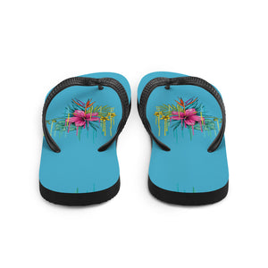 'Hibiscus Flower Power' Flip-Flops