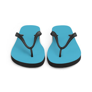 'Turquoise Blue' Flip-Flops