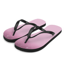 Load image into Gallery viewer, &#39;Pink &amp; Purple Sparkle Print&#39; Flip-Flops
