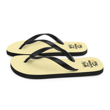 Load image into Gallery viewer, &#39;Girls Just Want To Have Sun&#39; Yellow Flip-Flops
