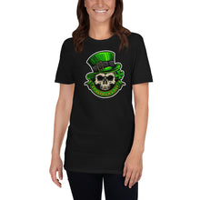 Load image into Gallery viewer, &#39;St. Patrick&#39;s Day Skull&#39; Short-Sleeve Unisex T-Shirt
