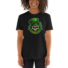 Load image into Gallery viewer, &#39;St. Patrick&#39;s Day Skull&#39; Short-Sleeve Unisex T-Shirt
