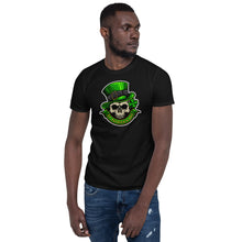 Load image into Gallery viewer, &#39;St. Patrick&#39;s Day Skull&#39; Short-Sleeve Unisex T-Shirt
