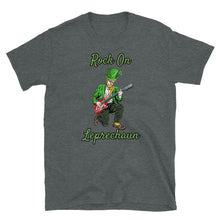 Load image into Gallery viewer, &#39;Rock On Leprechaun&#39; Short-Sleeve Unisex T-Shirt
