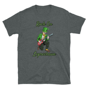 'Rock On Leprechaun' Short-Sleeve Unisex T-Shirt