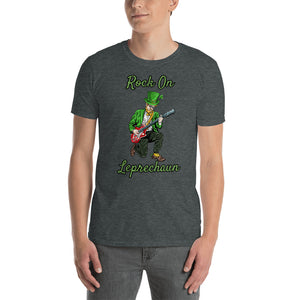 'Rock On Leprechaun' Short-Sleeve Unisex T-Shirt