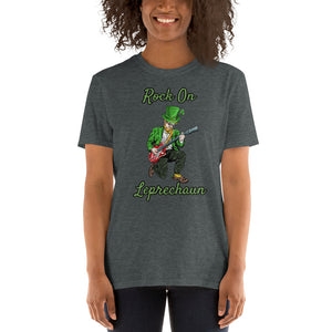 'Rock On Leprechaun' Short-Sleeve Unisex T-Shirt