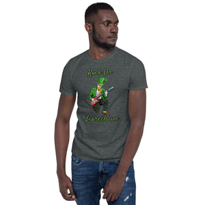 'Rock On Leprechaun' Short-Sleeve Unisex T-Shirt