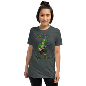 'Rock On Leprechaun' Short-Sleeve Unisex T-Shirt