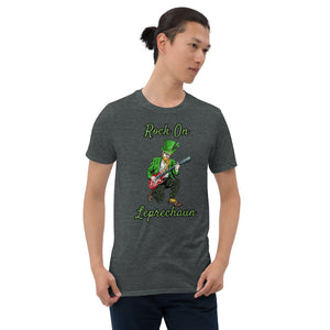 'Rock On Leprechaun' Short-Sleeve Unisex T-Shirt