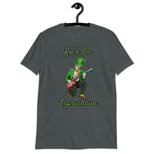 Load image into Gallery viewer, &#39;Rock On Leprechaun&#39; Short-Sleeve Unisex T-Shirt
