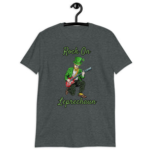 'Rock On Leprechaun' Short-Sleeve Unisex T-Shirt