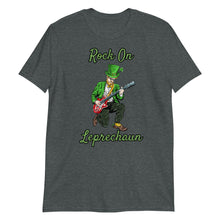 Load image into Gallery viewer, &#39;Rock On Leprechaun&#39; Short-Sleeve Unisex T-Shirt
