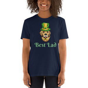 'Best Lad Lucky Golden Retriever Dog' Short-Sleeve Unisex T-Shirt